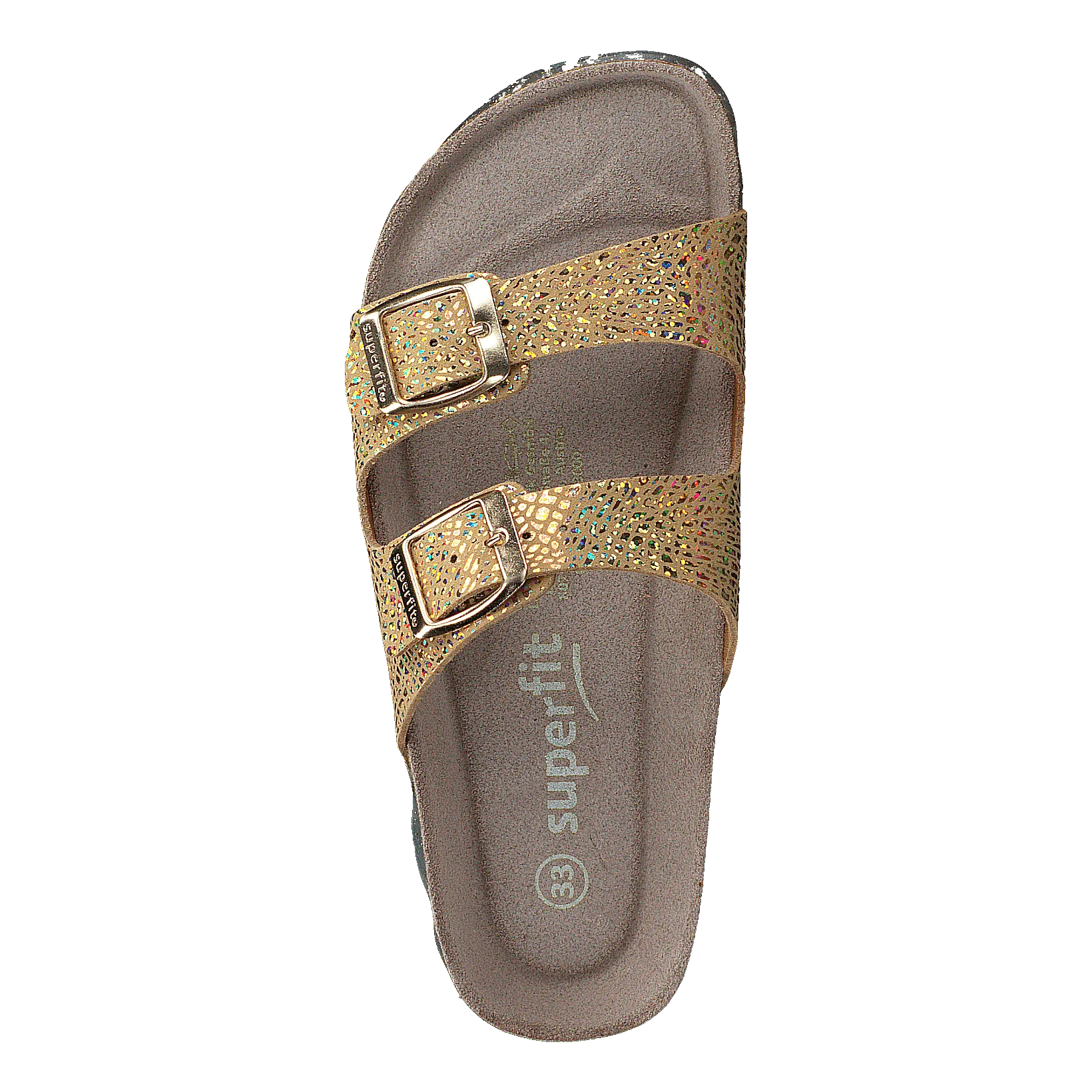 Superfit Gold Jelly Shoes.