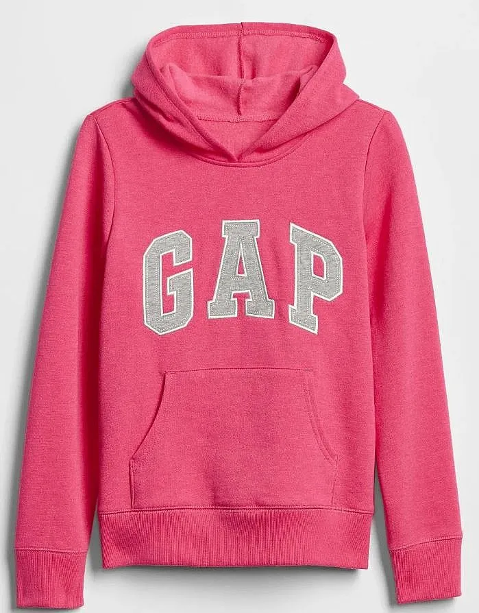 sweatshirt GAP V-Fall Logo - Pink Jubilee Nylon - girl´s