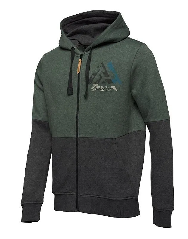 sweatshirt Loap Edcar Zip - P83XP/Jungle Green Melange - men´s