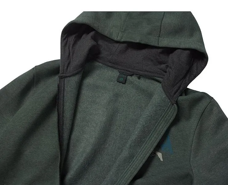 sweatshirt Loap Edcar Zip - P83XP/Jungle Green Melange - men´s