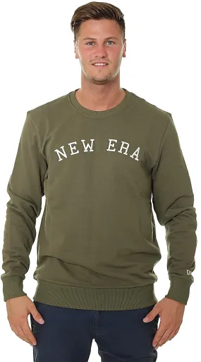 sweatshirt New Era Branded Arch Crew - New Olive - men´s