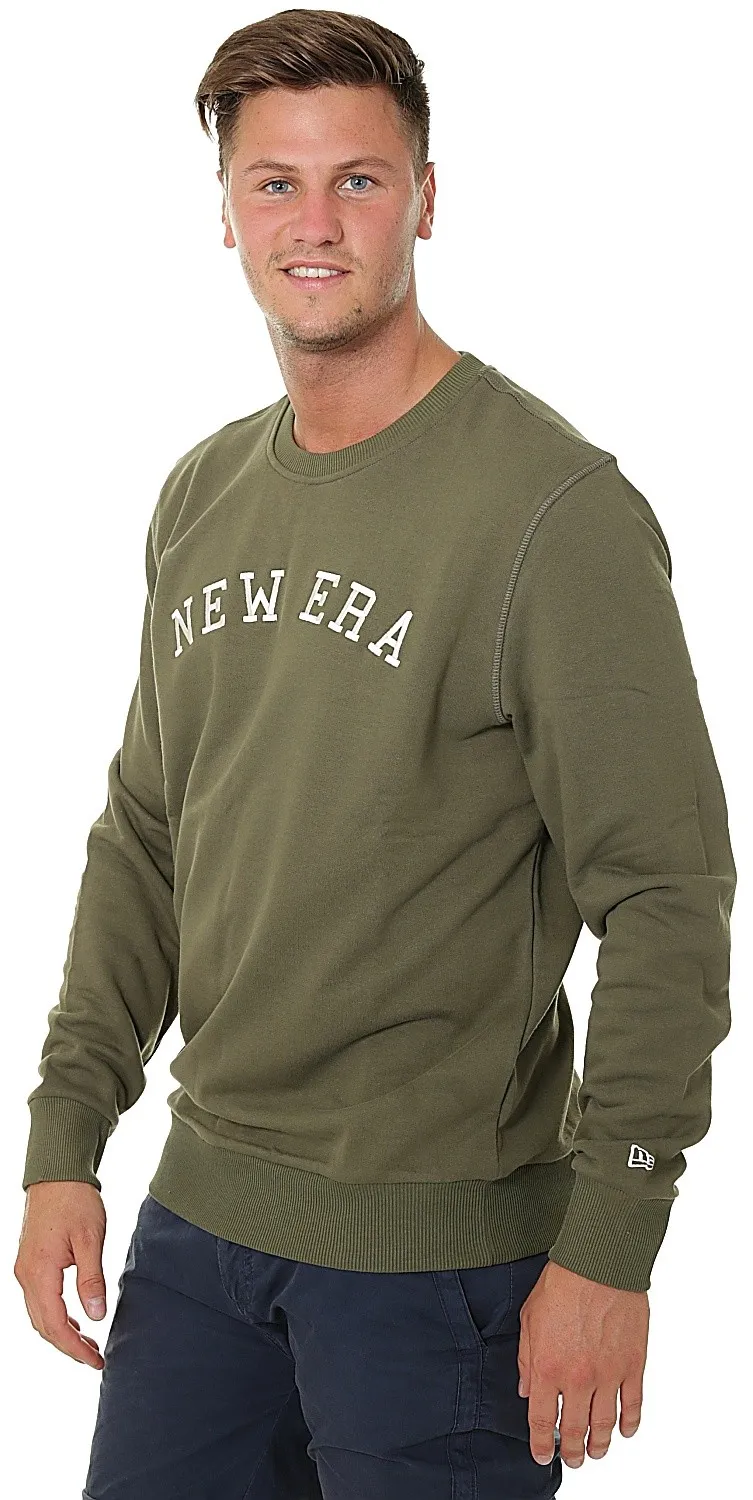 sweatshirt New Era Branded Arch Crew - New Olive - men´s