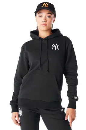 sweatshirt New Era League Essential Hoodie MLB New York Yankees - Black/White - women´s