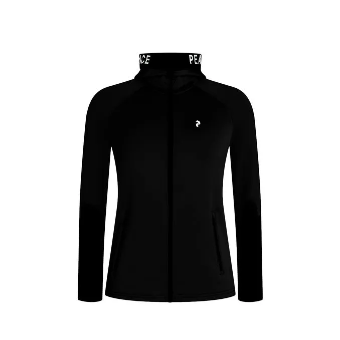 Women's Black Half-Zip Sweatshirt