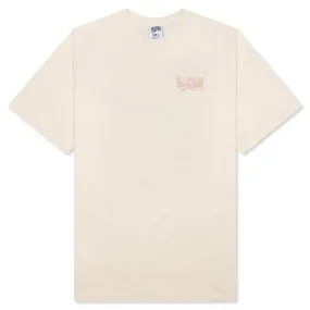 Swoosh Short Sleeve Knit Top in Whisper White