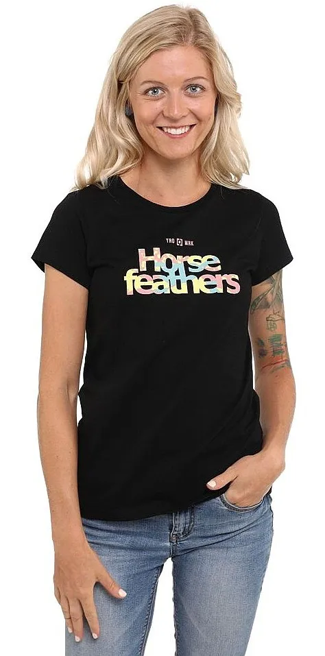 T-Shirt Horsefeathers Billie - Black - women´s