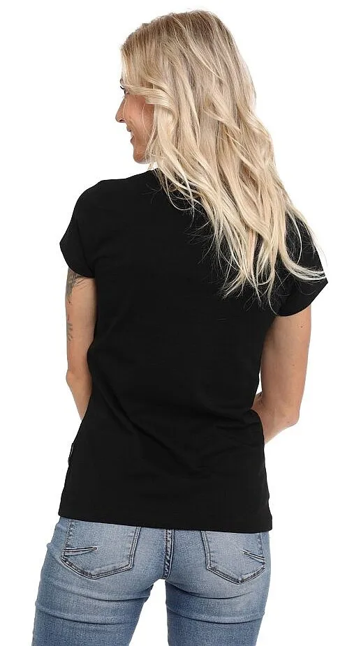 T-Shirt Horsefeathers Billie - Black - women´s