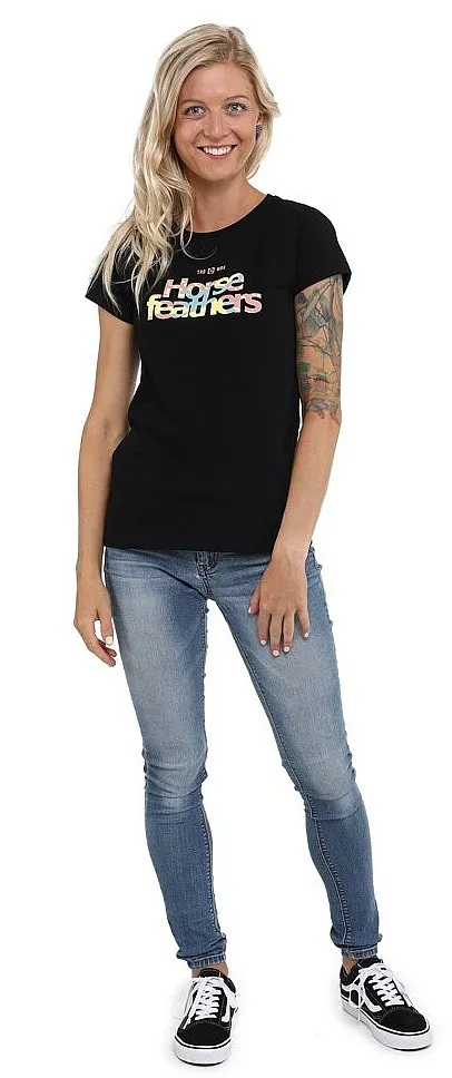 T-Shirt Horsefeathers Billie - Black - women´s