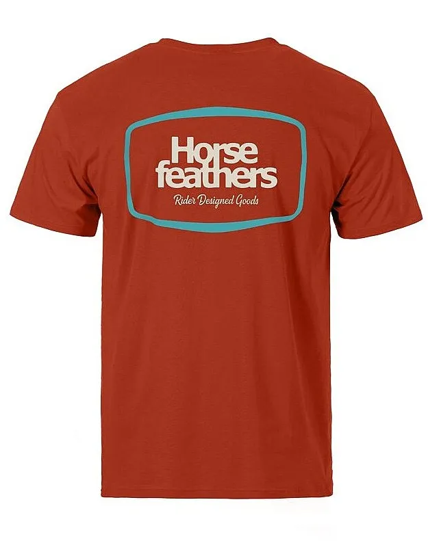 T-Shirt Horsefeathers Bronco - Orange Rust - men´s