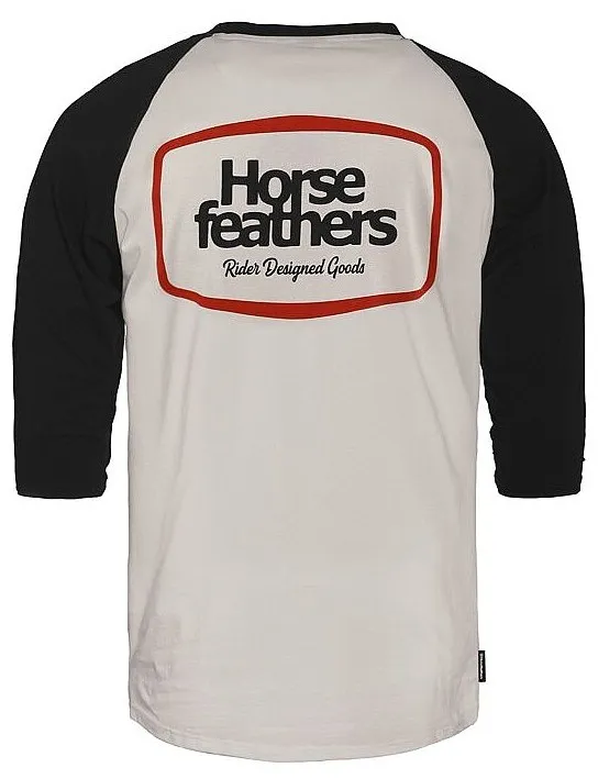 T-Shirt Horsefeathers Bronco Raglan - Cement - men´s