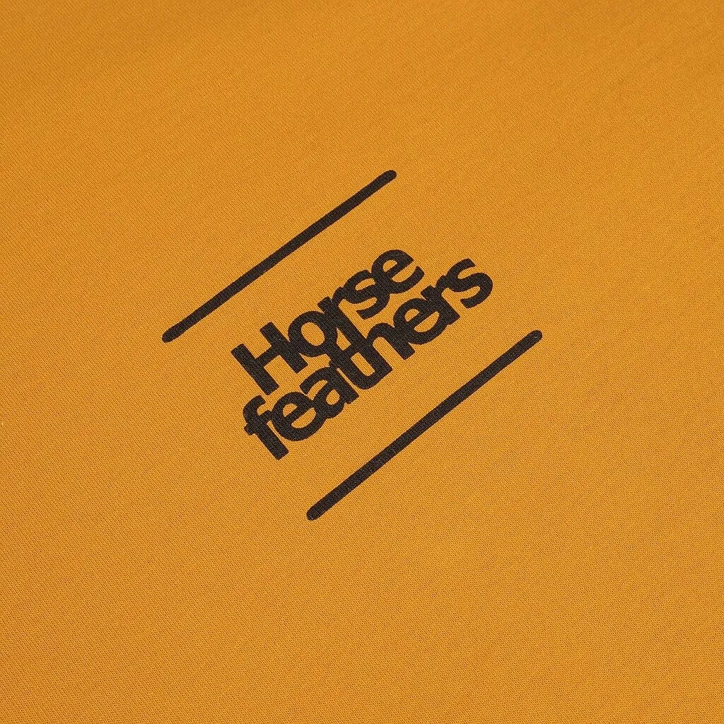 T-Shirt Horsefeathers Chess LS - Sunflower - men´s