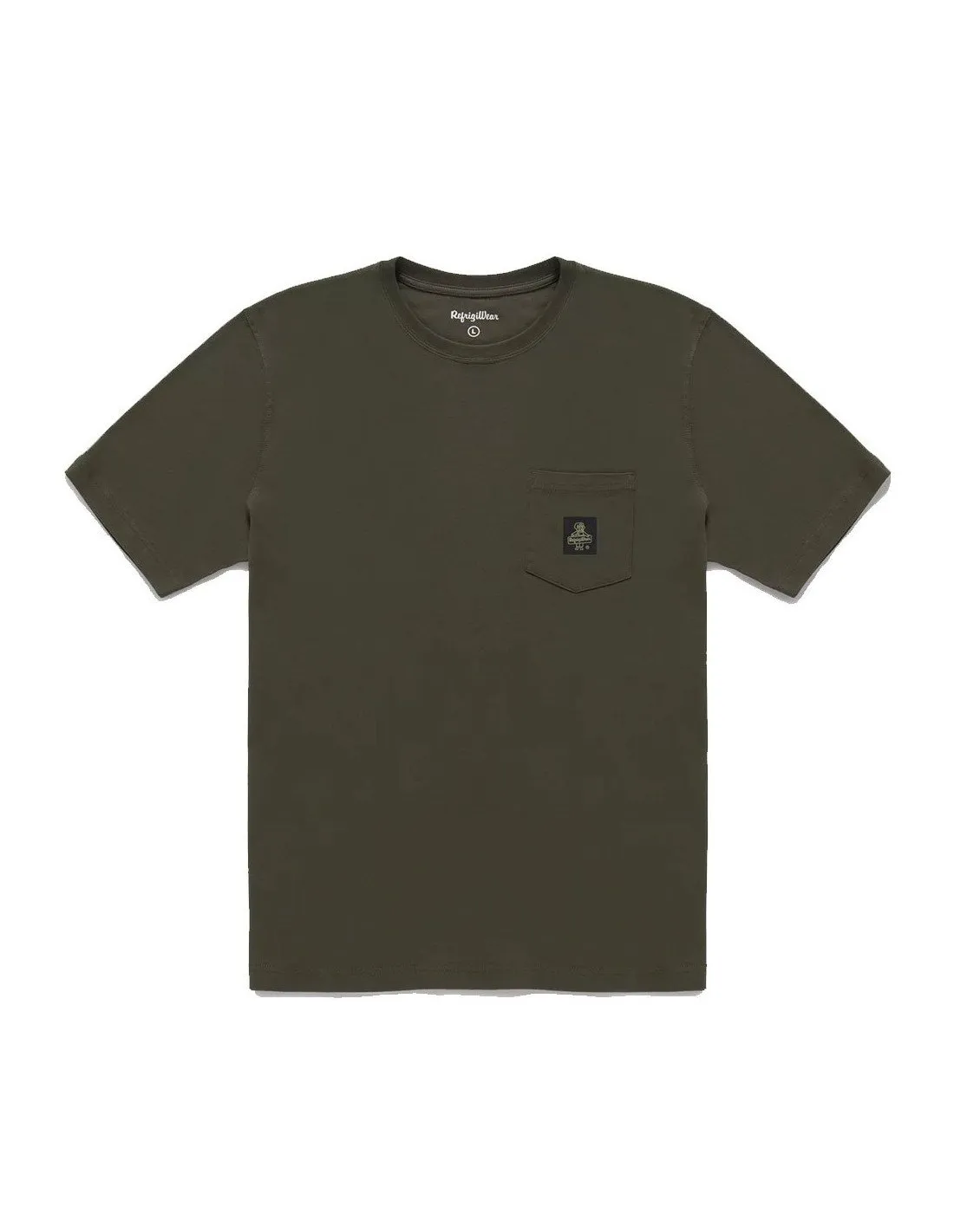 T-shirt Refrigiwear uomo Pierce T22600JE9101 verde militare