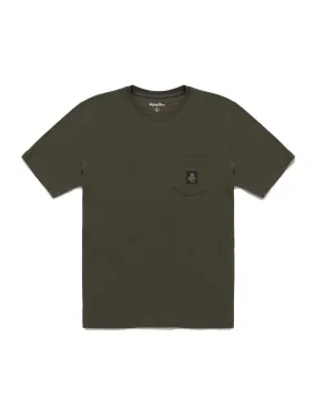 T-shirt Refrigiwear uomo Pierce T22600JE9101 verde militare