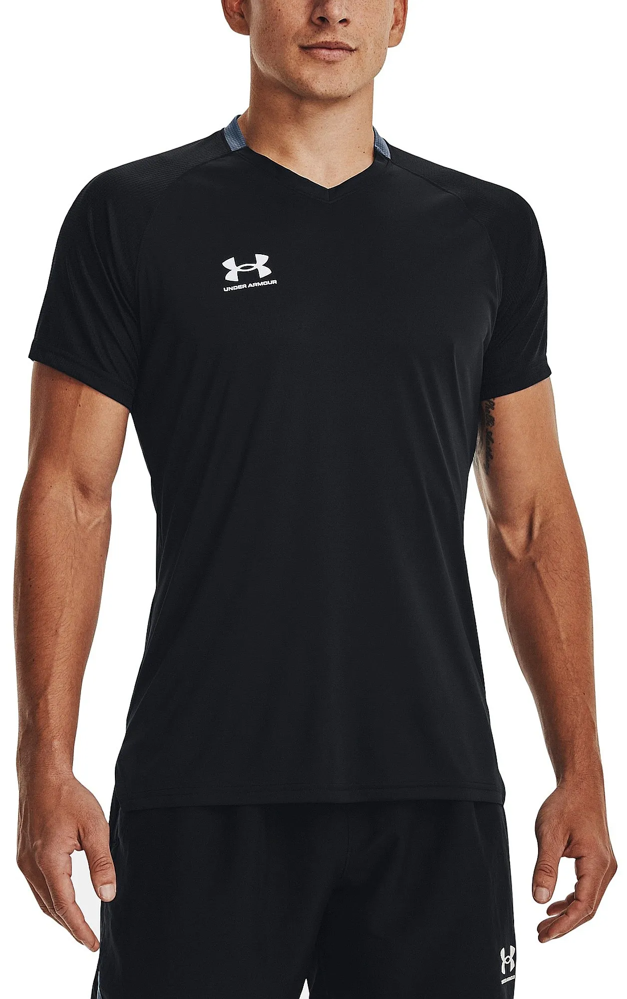 T-Shirt Under Armour Accelerate - Black/White - men´s