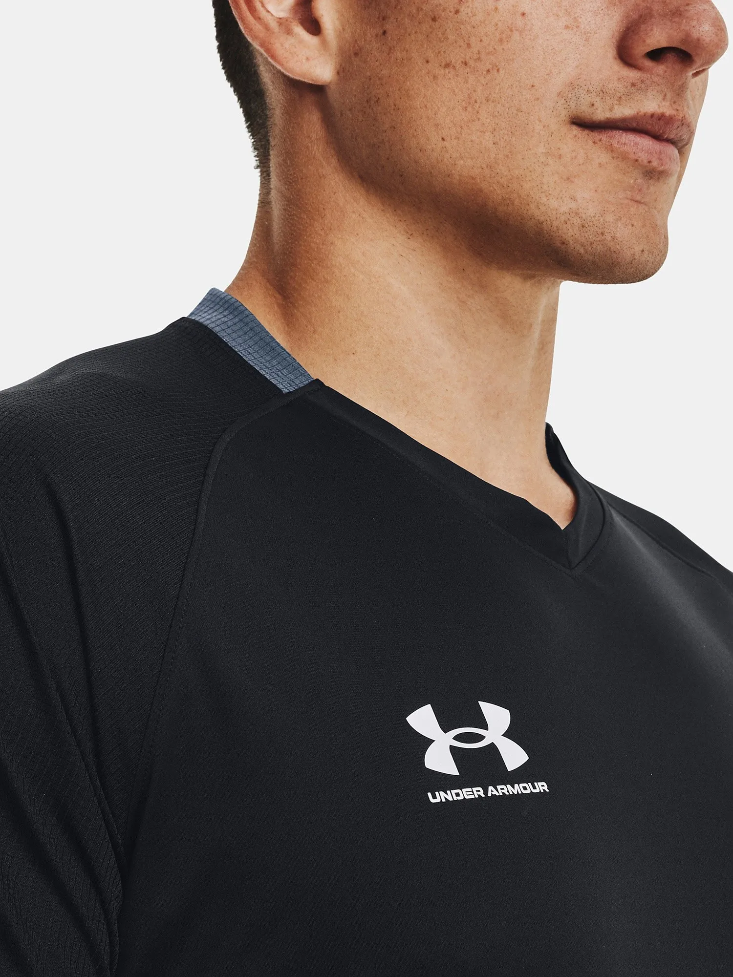 T-Shirt Under Armour Accelerate - Black/White - men´s