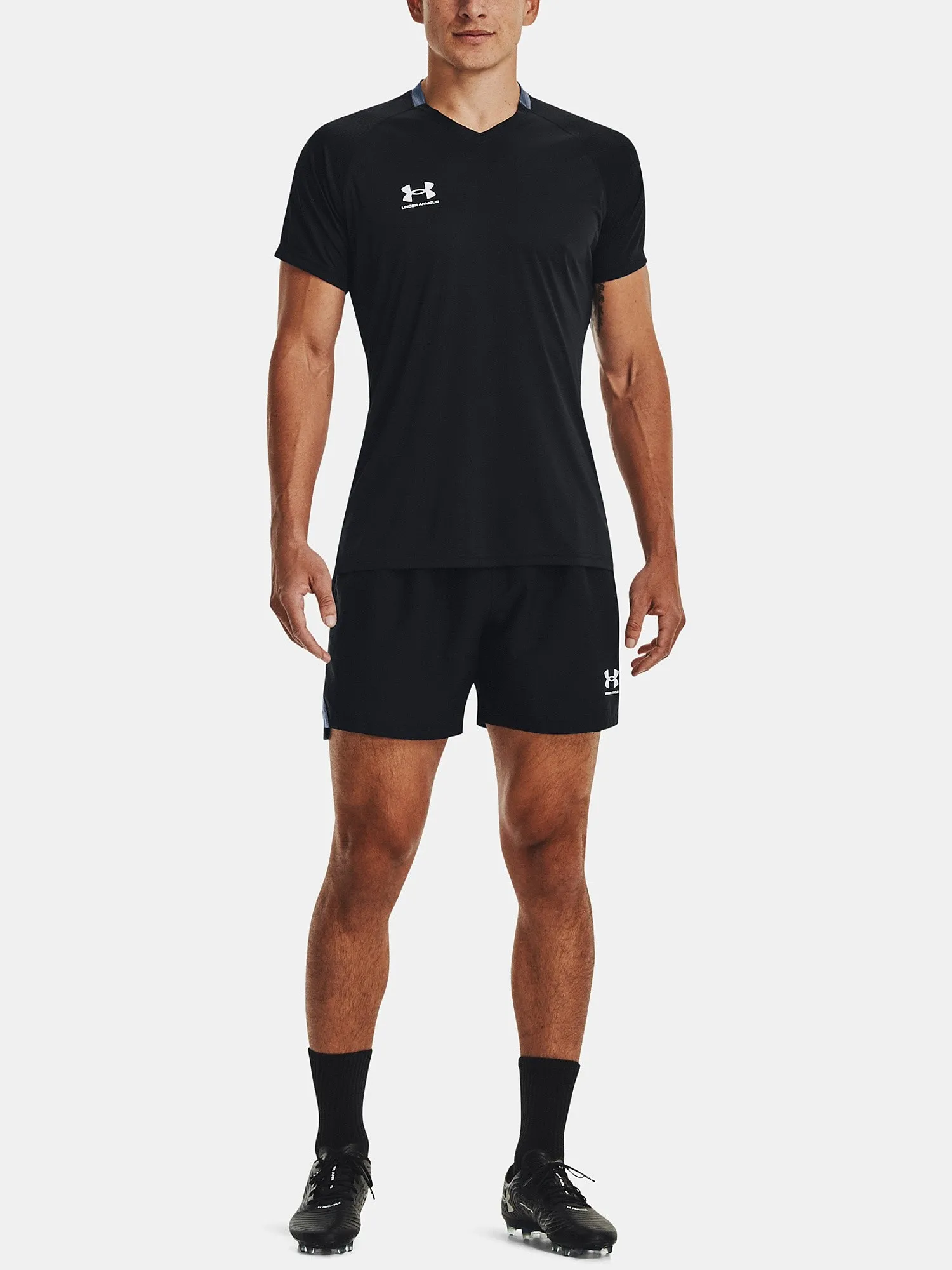 T-Shirt Under Armour Accelerate - Black/White - men´s