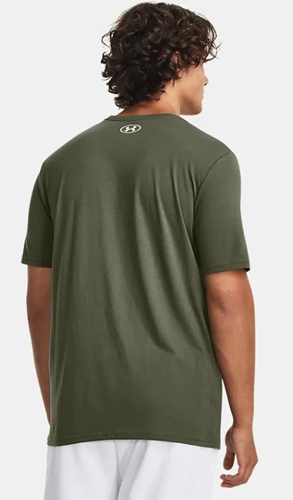 T-Shirt Under Armour Camo Chest Stripe - Marine OD Green/Black/White - men´s