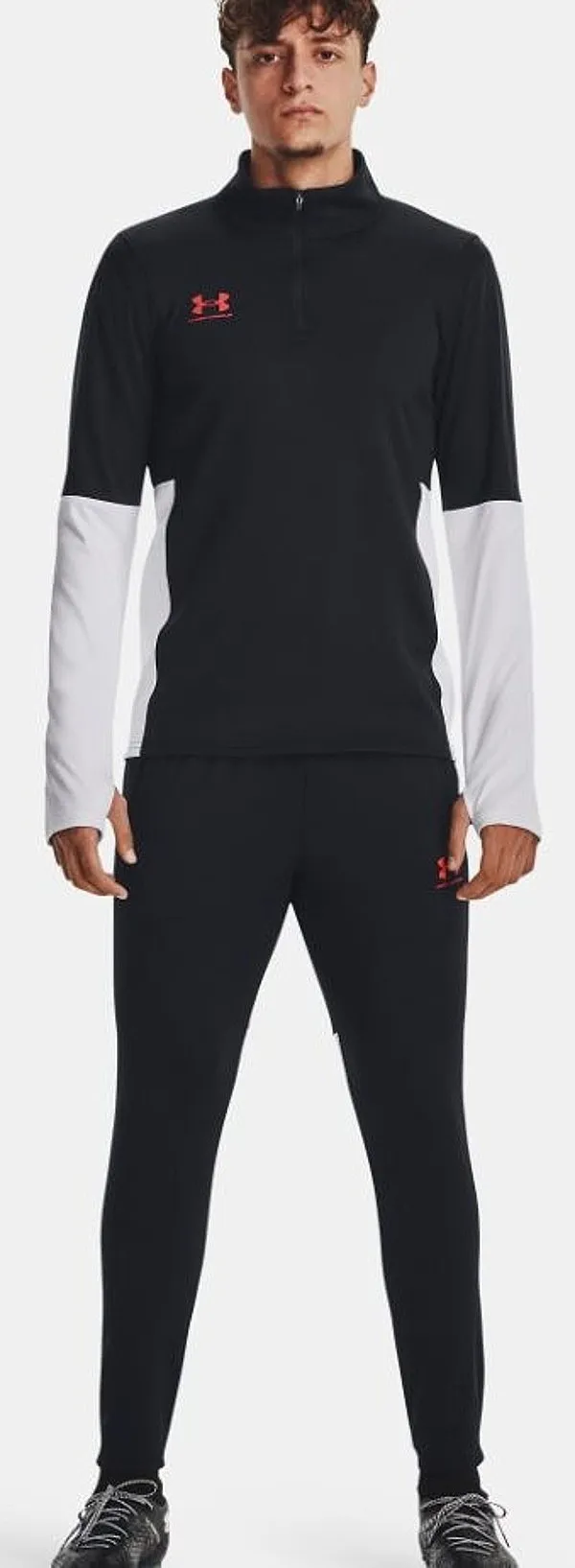 T-Shirt Under Armour Challenger Midlayer LS - Black/Beta - men´s