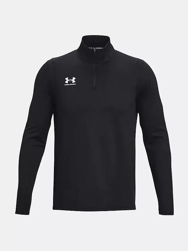 T-Shirt Under Armour Challenger Midlayer LS - Black/White - men´s