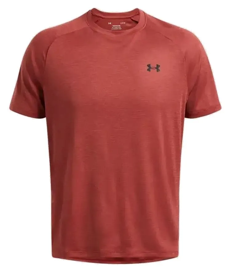 T-Shirt Under Armour Textured Tech - Orange/Earthen Orange - men´s