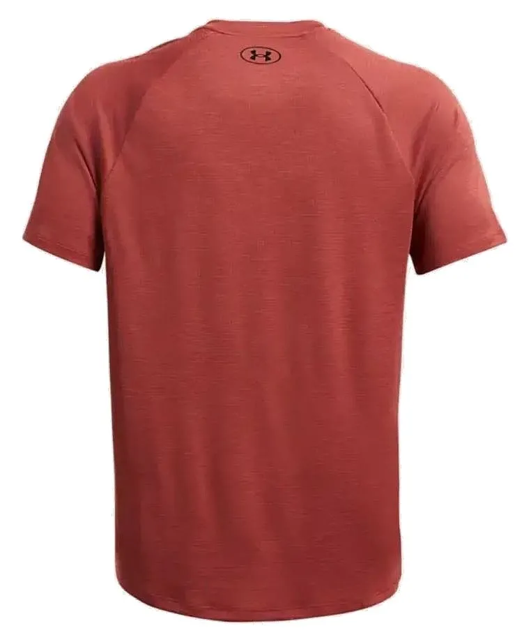 T-Shirt Under Armour Textured Tech - Orange/Earthen Orange - men´s