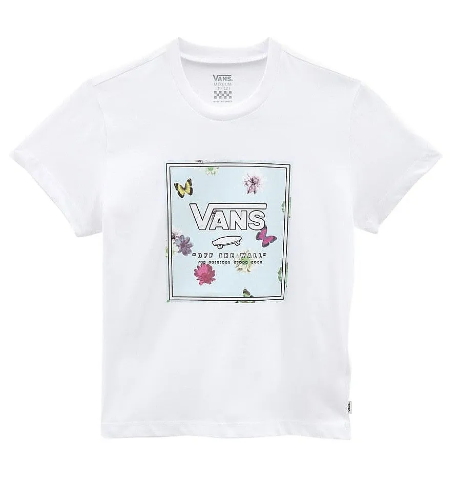 T-Shirt Vans Box Butter Floral - White - girl´s