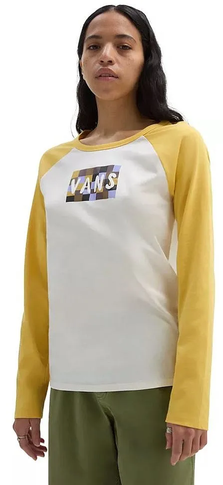 T-Shirt Vans Lizzie Everyday Raglan - Lizzie Armanto Marshmallow/Ochre - women´s