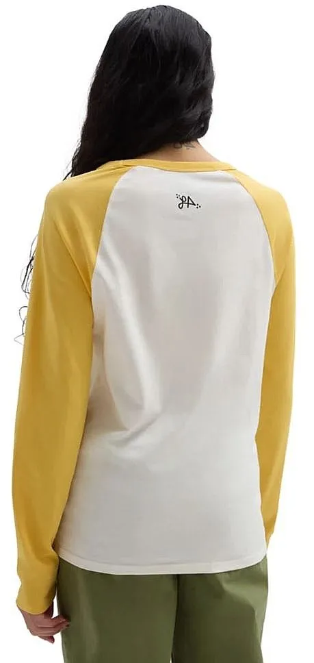 T-Shirt Vans Lizzie Everyday Raglan - Lizzie Armanto Marshmallow/Ochre - women´s