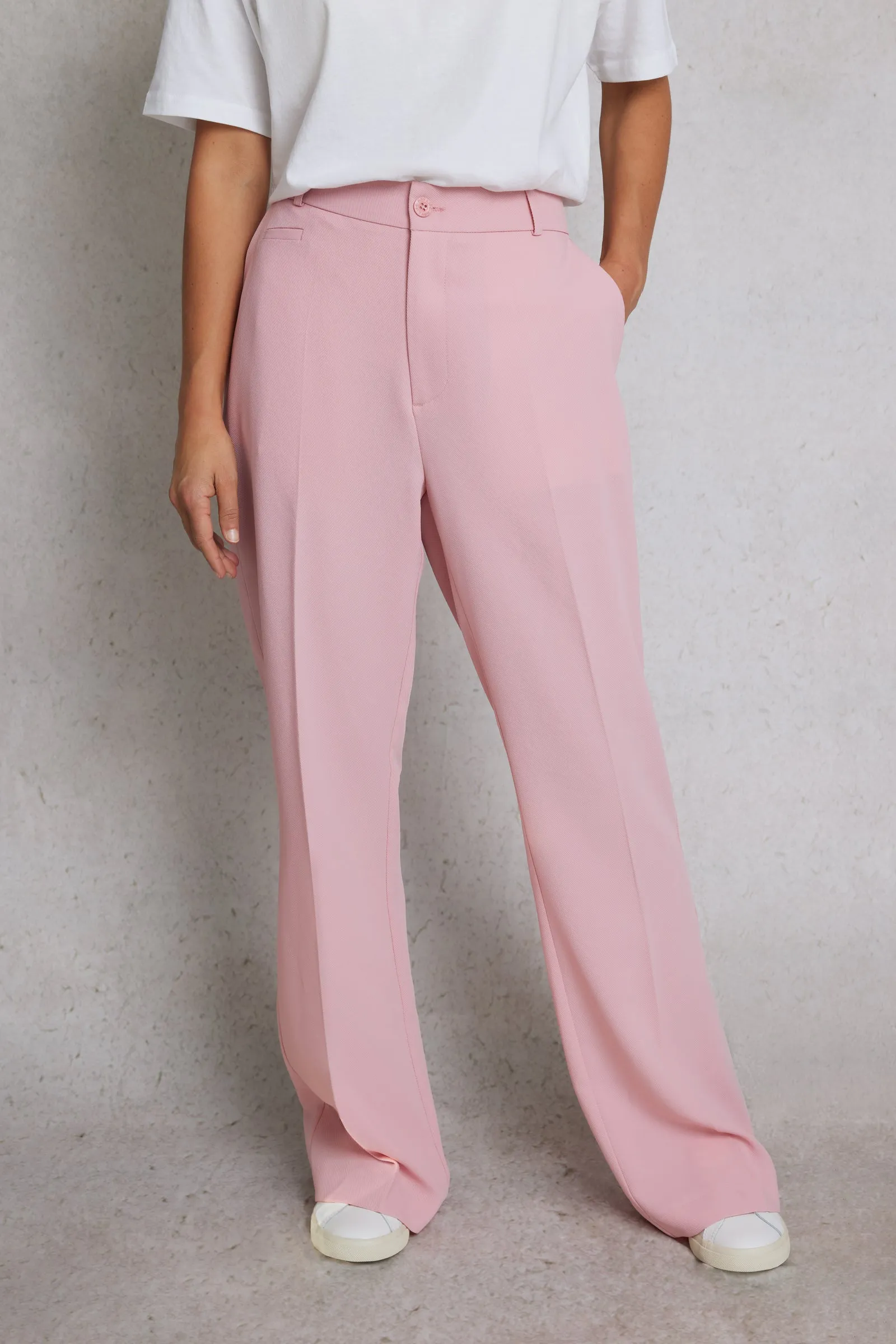 Tailored Trousers Light Pink