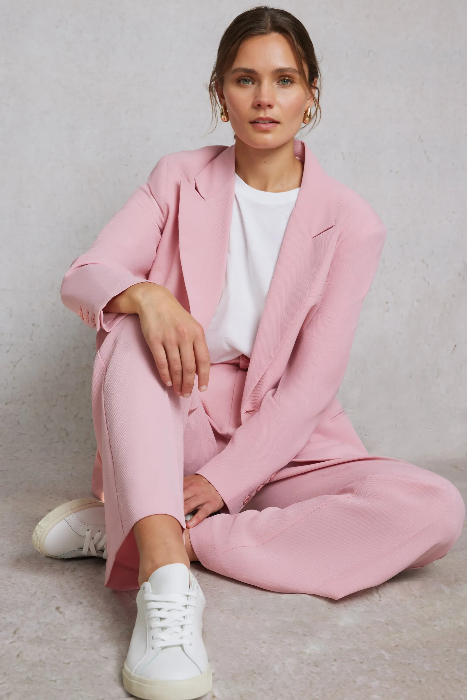 Tailored Trousers Light Pink