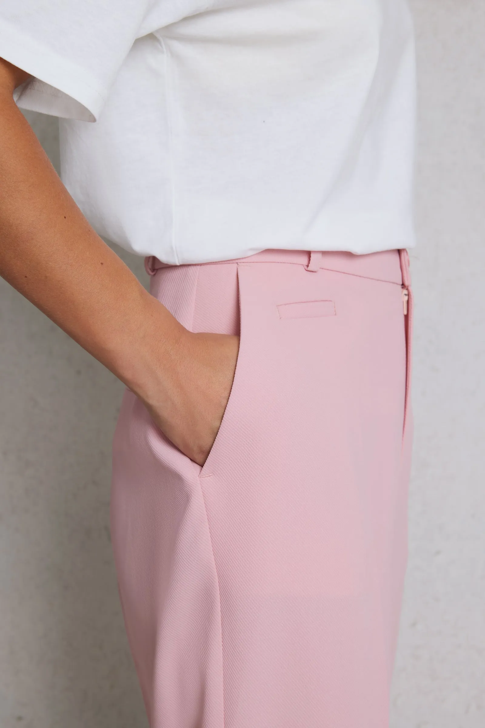 Tailored Trousers Light Pink