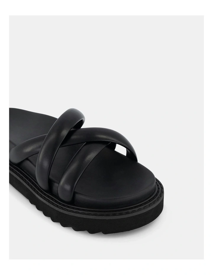 Talira Chunky Slides in Black