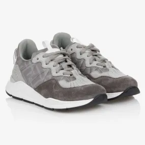 Teen Grey FF Logo Trainers