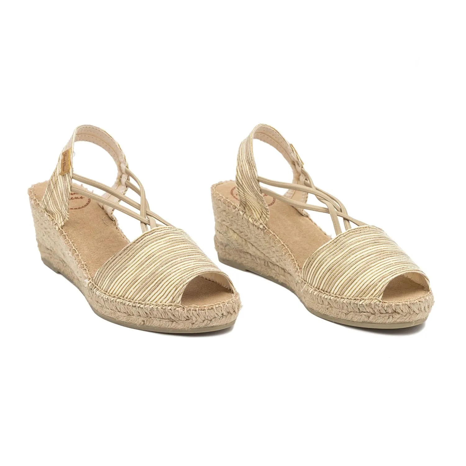 Tess-ZR Women's Peep Toe Wedge Espadrille - Best Price & Fast Shipping