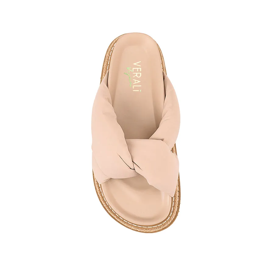 Thames Flaltform Slides - Stone Beige