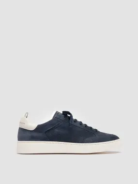 THE DIME 001 - Blue Suede Low Top Sneakers