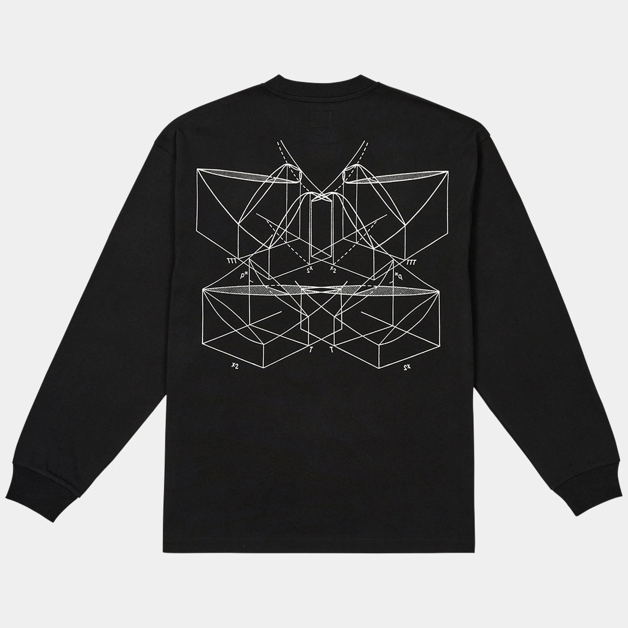 The Trilogy Tapes Graph LS T-Shirt - Black