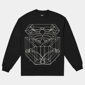 The Trilogy Tapes Graph LS T-Shirt - Black