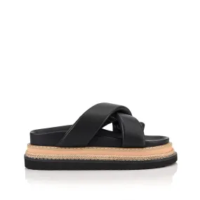 Thelma Flatform Slides - Black