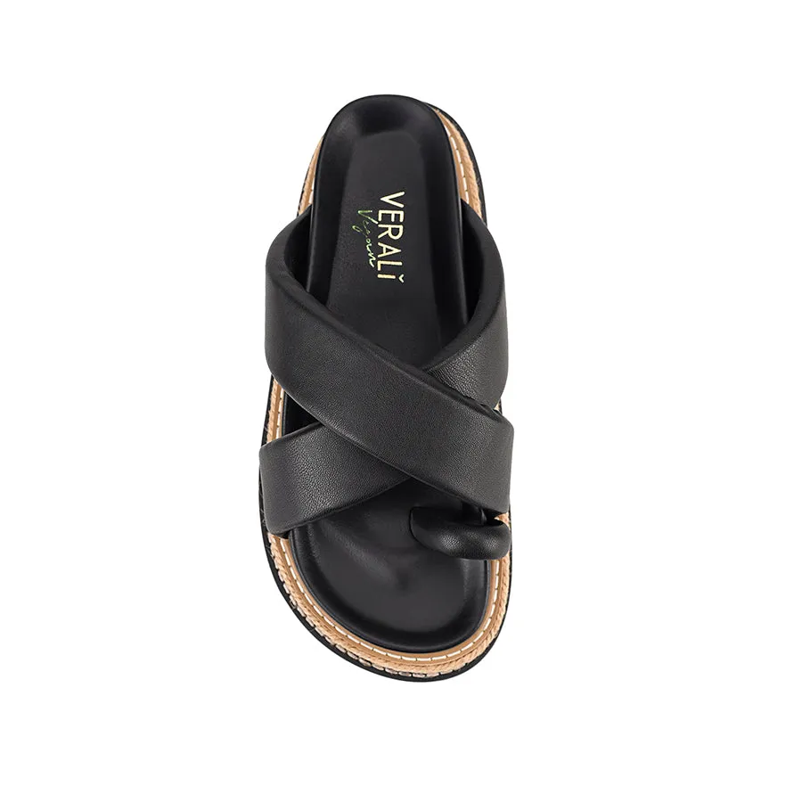 Thelma Flatform Slides - Black