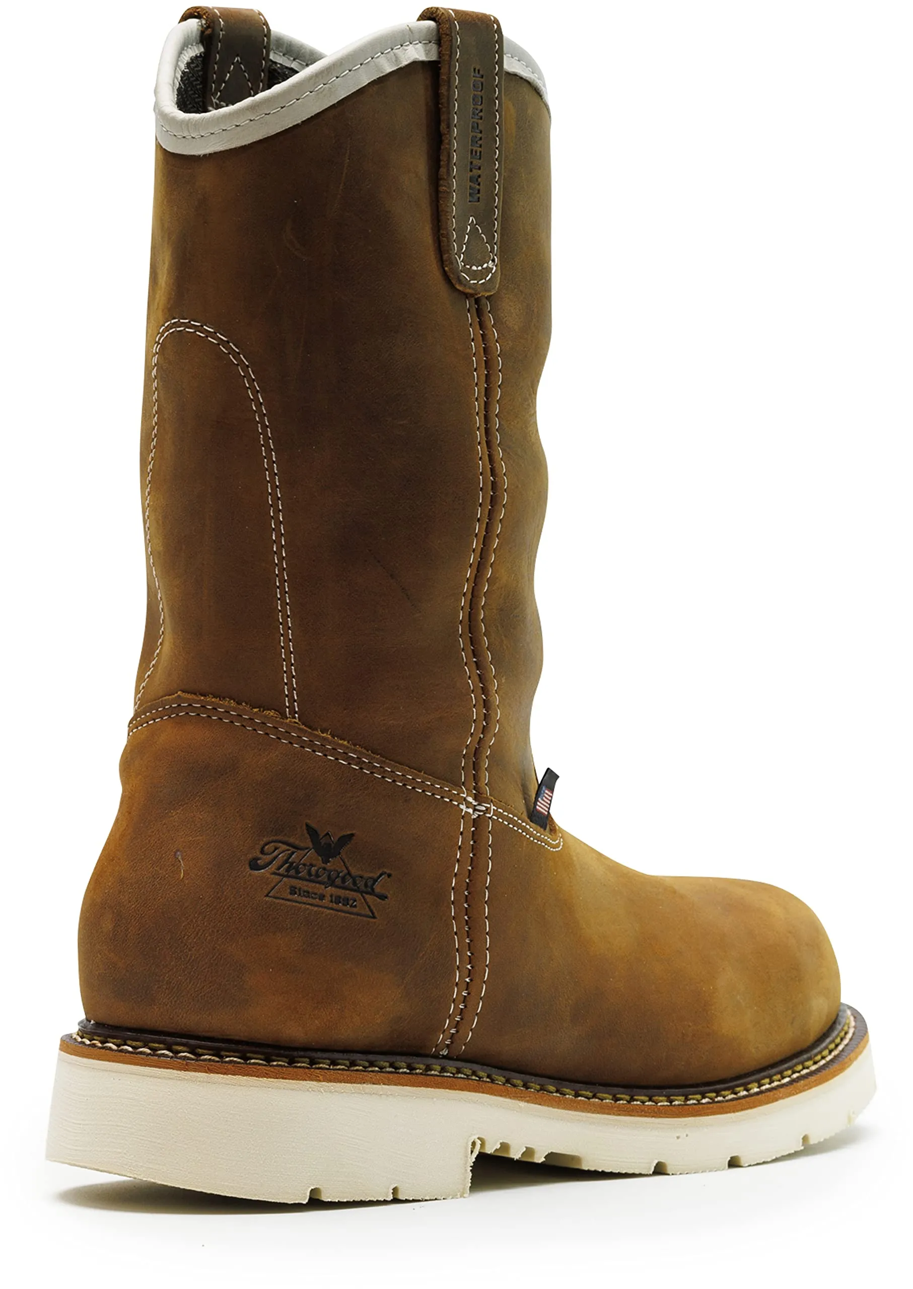 Thorogood Men's Waterproof Pull On Work Boot.