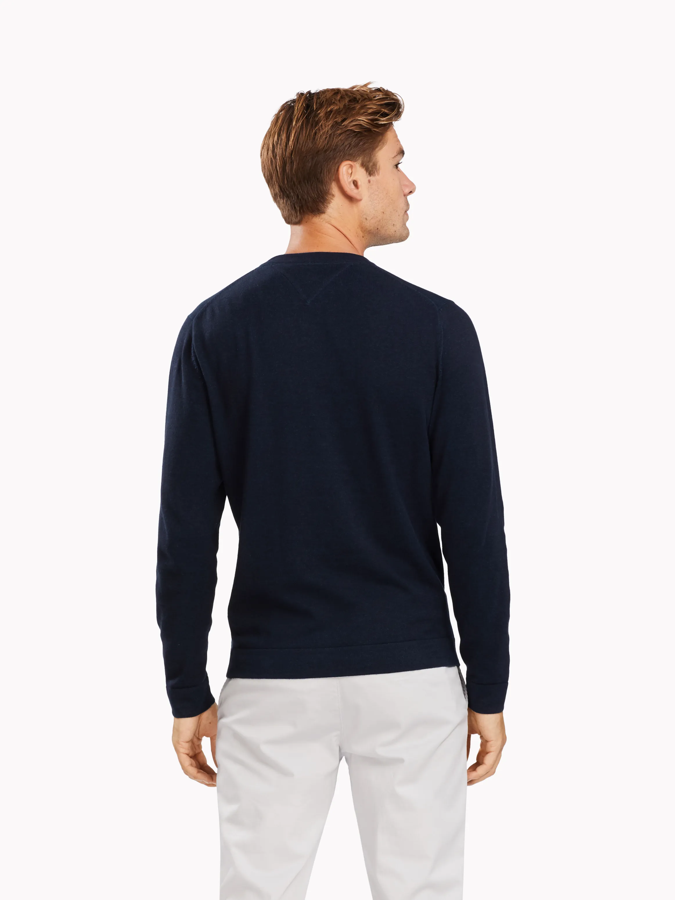 Tommy Hilfiger Doubleface Crew Neck Sweater Jumpers - Shop Now