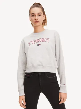 Tommy Hilfiger Neon Logo Jumper - Recycled, Cropped