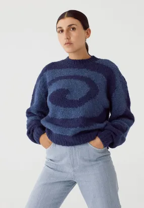 Twister Knit - dark navy