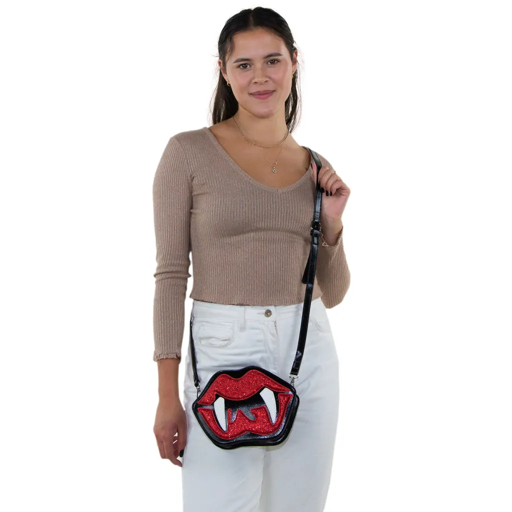 Vampire Mouth Crossbody Bag