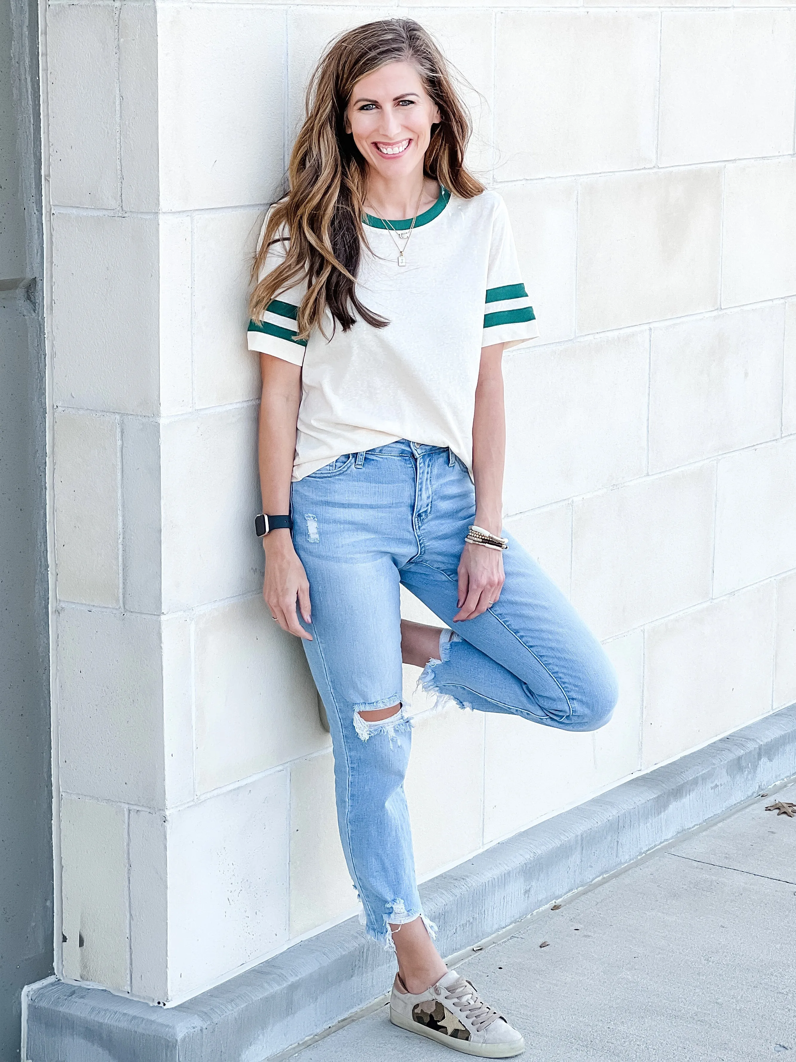 Varsity Knit Tee