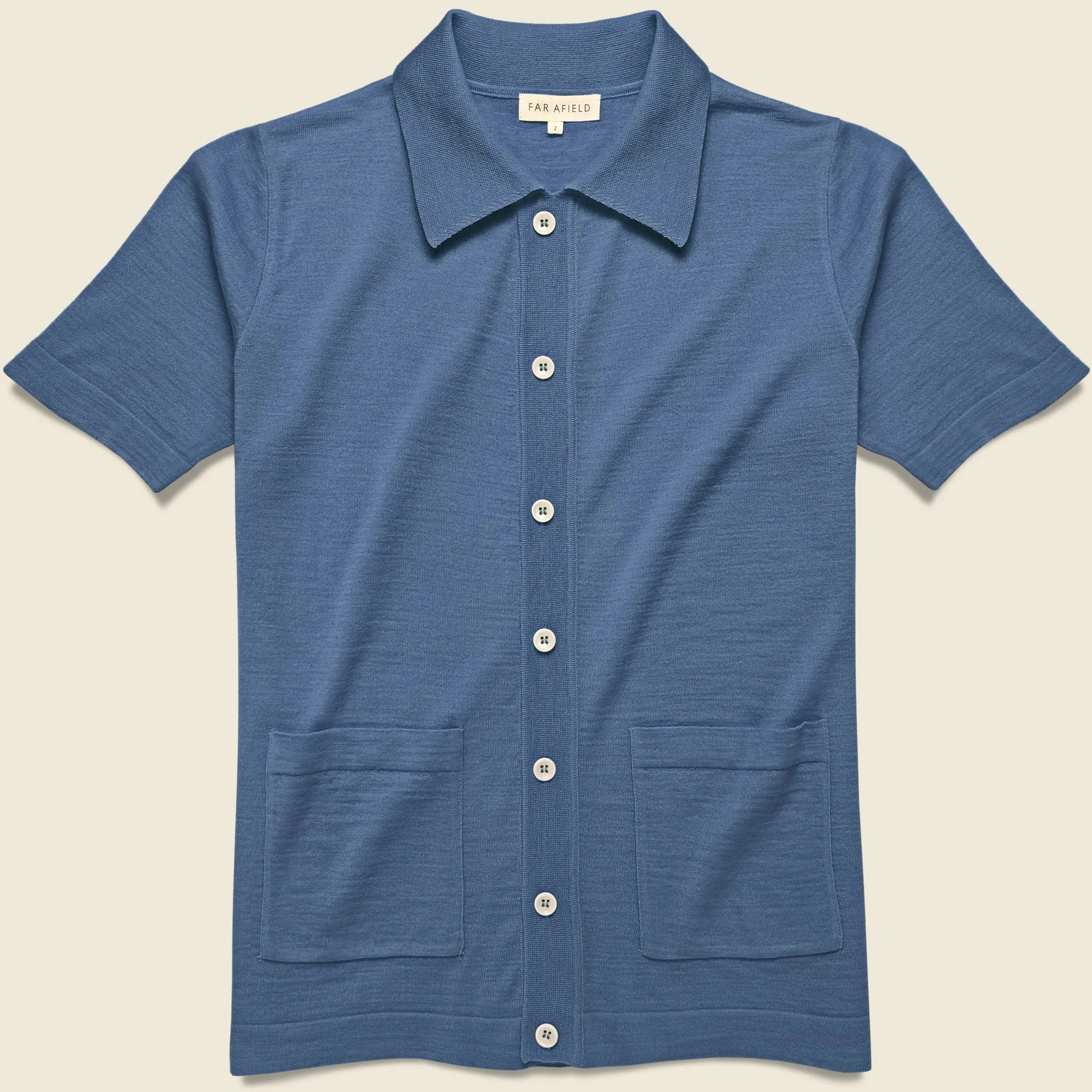 Velzey Cabana Polo - Ensign Blue