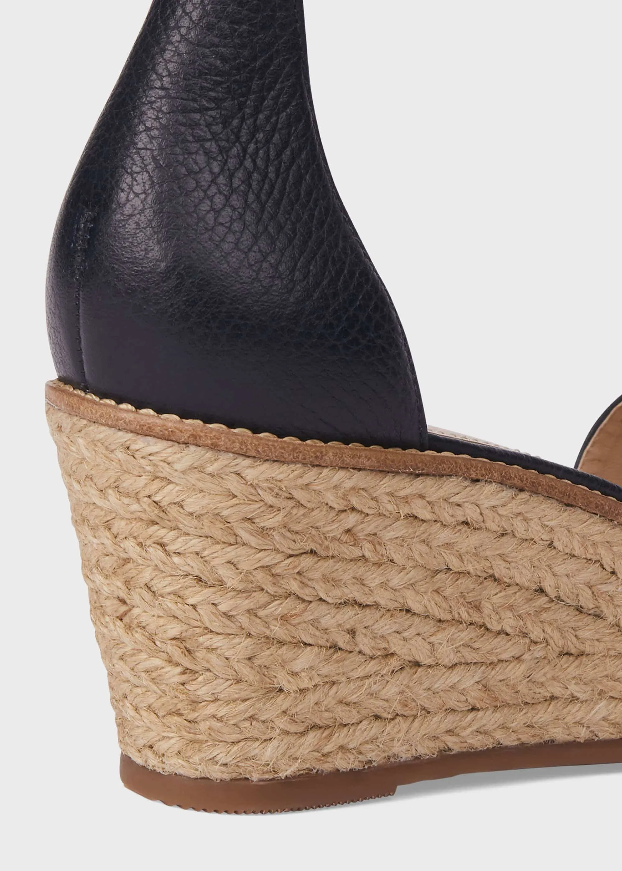 Vespa Leather Wedge Espadrilles