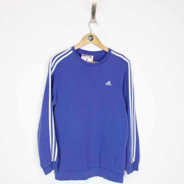 Vintage Adidas Spellout Sweatshirt Youth's XL