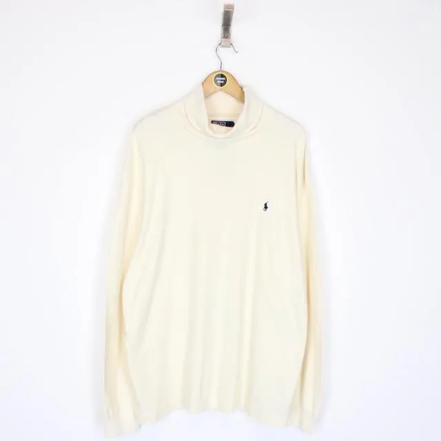 Vintage Polo Ralph Lauren Roll Neck Sweatshirt XXL